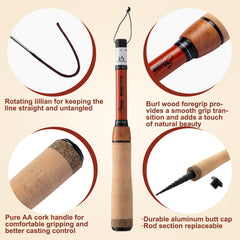 Maxcatch Stream Mini Tenkara Rod 5ft (150cm) full length