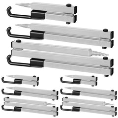 Maxcheck bow hanger 13-inch gray, sturdy iron for quick, organized bow storage.