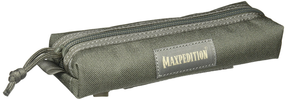 Maxpedition Cocoon Pouch foliage green small front view with full-length zipper