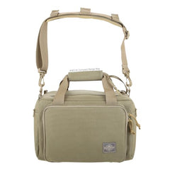 Maxpedition Compact Range Bag khaki side pocket with mags for quick access