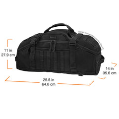 Maxpedition DOPPELDUFFEL multiple pockets keep essential items within quick reach.