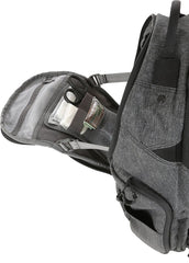 Stitching reinforcement on the low profile panel