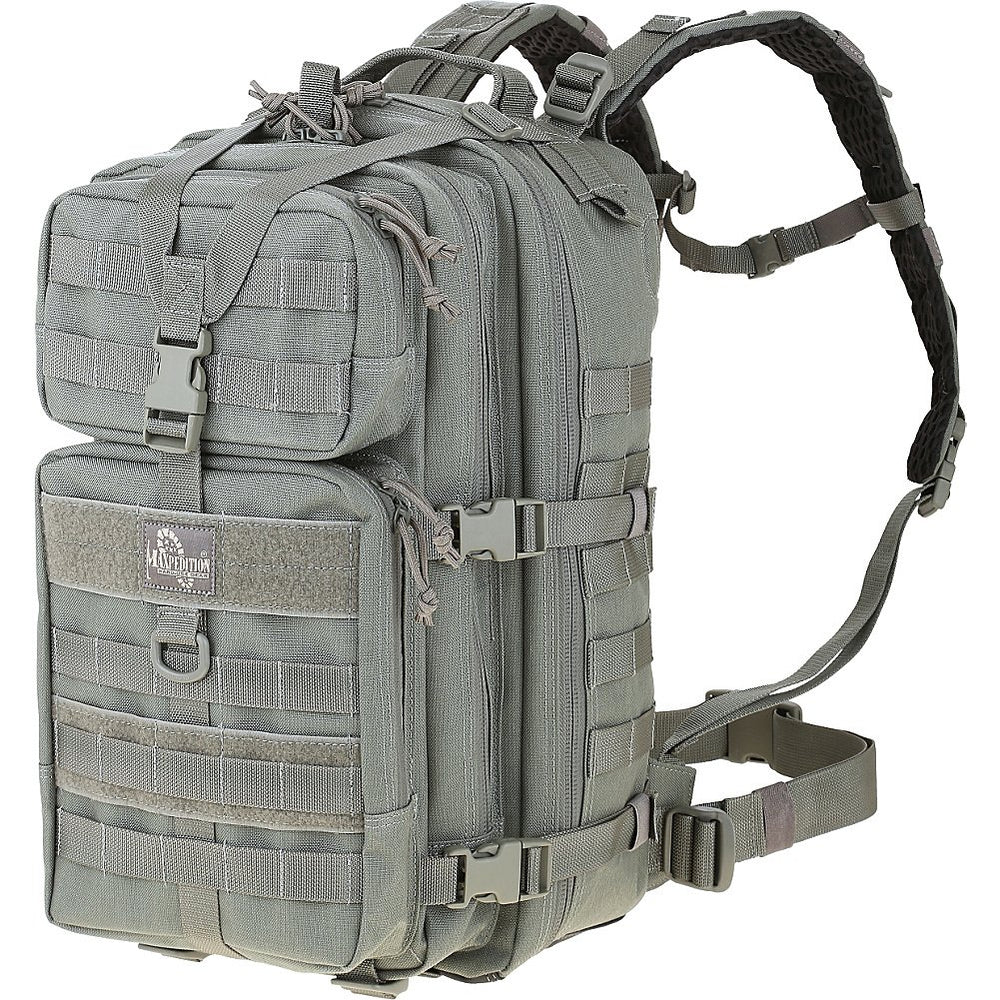 Maxpedition Falcon-III backpack front view in foliage green for daily carry