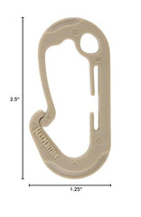 Maxpedition J Utility Hook Large in tan enhances gear organization on the go.