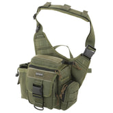 Maxpedition Jumbo Versipack front view highlights rugged durability for all-day use.