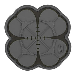 Maxpedition Lucky Shot Clover Patch front view for bold gear personalization