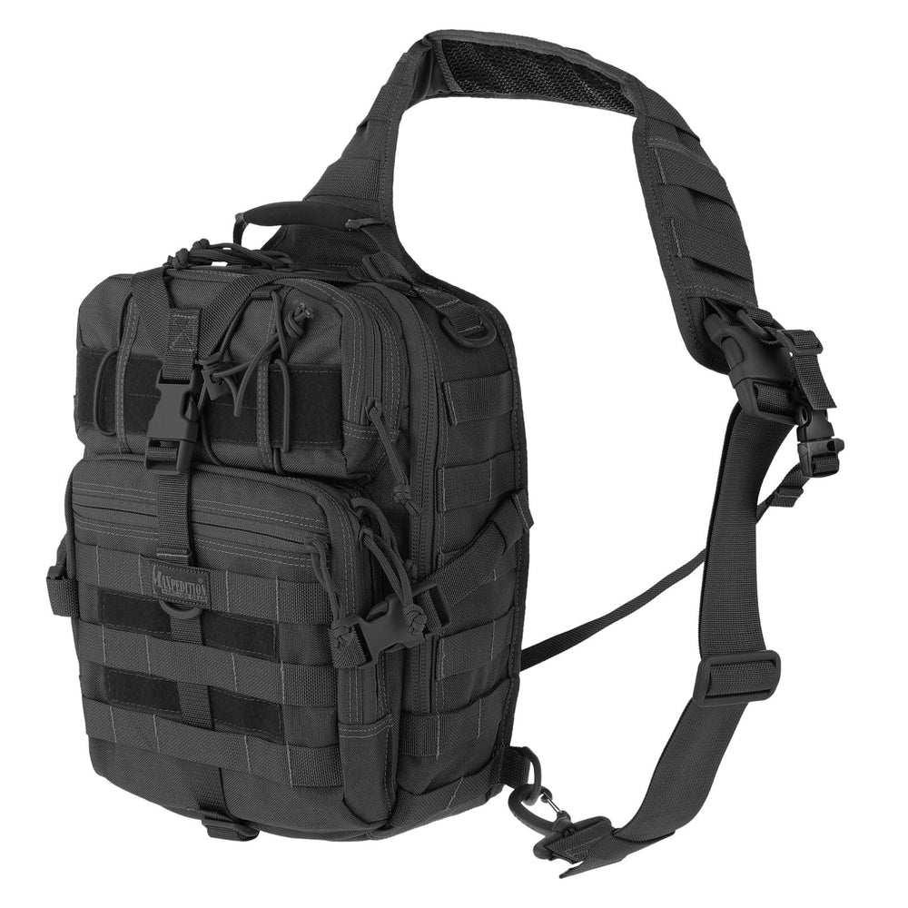 Maxpedition Malaga Gearslinger main compartment organized for quick access