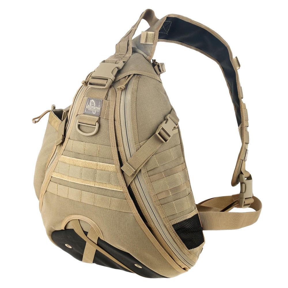 Maxpedition Monsoon Gearslinger main compartment view showing organized storage