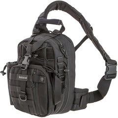 Maxpedition Noatak Gearslinger front view showing organized compartments for quick access