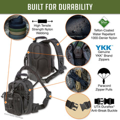Maxpedition Noatak Gearslinger interior pockets for gear separation