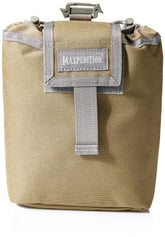Maxpedition Rollypoly front view showing compact dump pouch for mags and shells