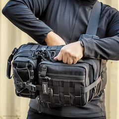 Maxpedition Sitka Gearslinger left-shoulder strap enables ergonomic, comfortable shouldering