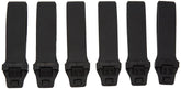 Maxpedition TacTie PJC3 polymer joining clip pack of six, black, product front view