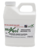 MAXSOL Premium Plastisol for soft plastic lure making - 16 oz clear, floating, medium hardness