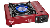 Maxsun MS-2500 portable stove red side view for camping efficiency