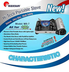 Maxsun MS-7 with carrying case shown for easy transport and storage.