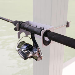MAXXTUFF MTM104 dock column rod holder on a dock edge