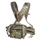 MDSTOP Hunting Fanny Pack camouflage front view for silent gear access