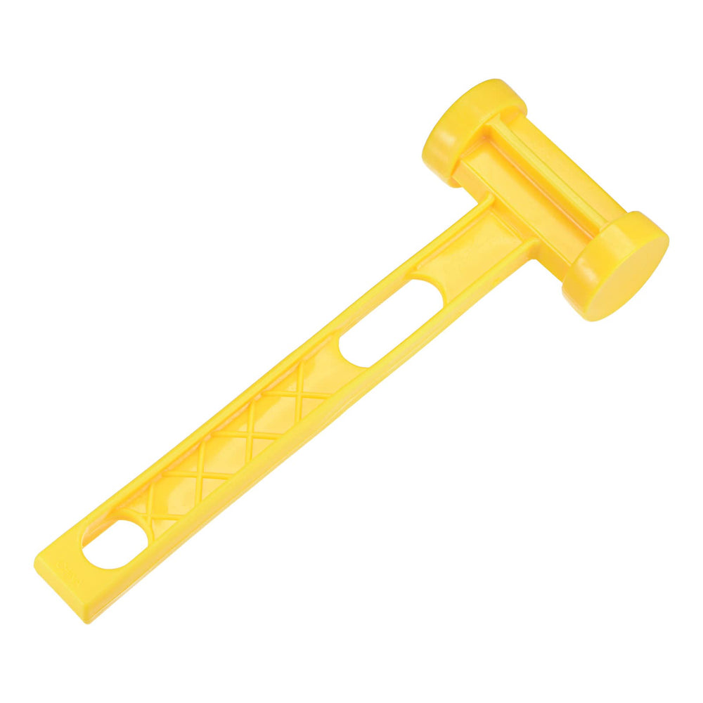MECCANIXITY camping hammer yellow front view for fast stake setup