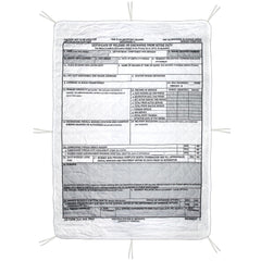 Medals of America DD214 Woobie Blanket folded for compact storage and portability