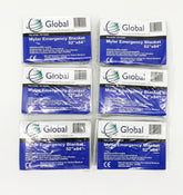 Medical Sales Supply emergency Mylar blanket with reflective surface signals rescuers