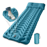 MEETPEAK camping sleeping mat pillow-vshape supports pressure points for restful outdoor sleep.