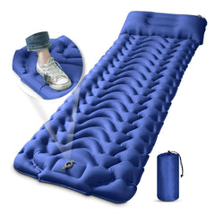MEETPEAK Sleeping Pad pillow-ergonomic design supports back and neck for comfortable nights outdoors.