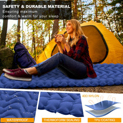 MEETPEAK Sleeping Pad ultralight design and compact packability for minimalist hikers.
