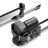 Mefape Arrow Saw on workbench with aluminum body for precise arrow cuts.