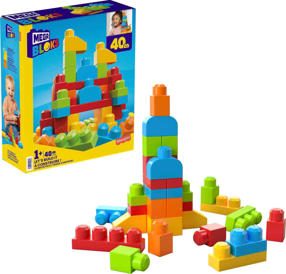 Mega Bloks Let's Build! Disney 100th Anniversary set for tiny builders fostering imagination.