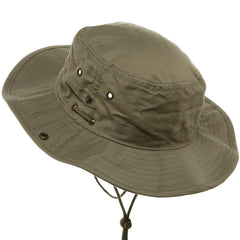 Mega Cap Fishing Hat chin cord accent and breathable fabric for outdoor comfort.