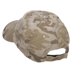 Mega Cap MG Faded Camo side view highlights adjustable strap for comfort