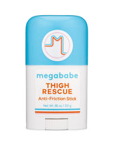 Megababe Thigh Rescue Mini stick for quick chafe protection on the go.