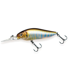 Megabass Diving FLAPSLAP Lightning Shad in water showing pendulum motion that entices bass