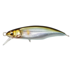 Megabass Great Hunting 45 Flatside Ayu front view; precise native trout casting.