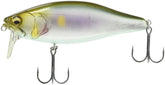 Megabass I-Jack lure Japanese Silver Setsukiayu front view, wakebait action cue.