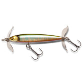 Megabass Level Swimmer SP-C Japanese Silver Oikawa in water showing heavy sinking action for deep retrieves.