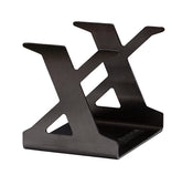 Megabass Lure Stand 50 Black front view for organized lure display