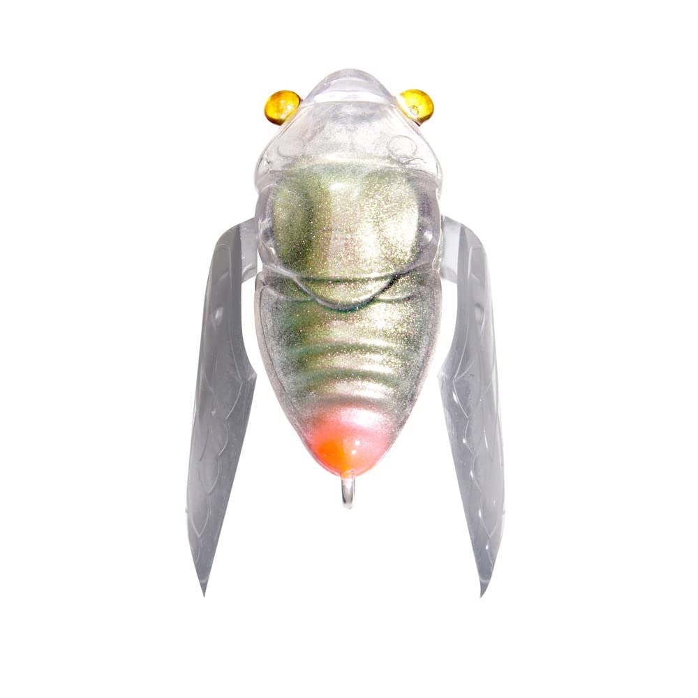Megabass Megabus Nano SIGLETT Cyber Illusion front view highlights ultra-compact finesse lure.