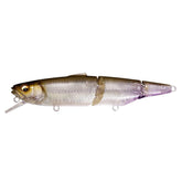 Megabass Megabus SuWITCH FA Ghost Wakasagi wakes with controlled lift for deep-water retrieves.