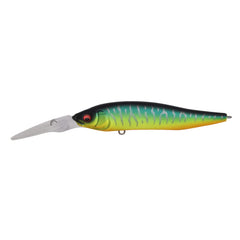 Megabass Nanahan +2 Matte Tiger side view highlighting deep-water casting potential