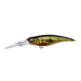 Megabass Shading-X R 62 Perch body detail showing tapered profile for precise casts.