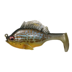 Megabass Sleeper Gill 3.2-inch pumpkin seed lure for slow, precise presentations.