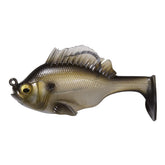 Megabass Sleeper Gill 3.2-inch front view shows snagless shape for accurate casts.