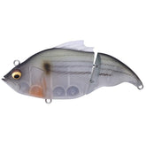 Megabass VATALION SW matte clear Konoshiro, front view highlighting strong joint plug action for big predation
