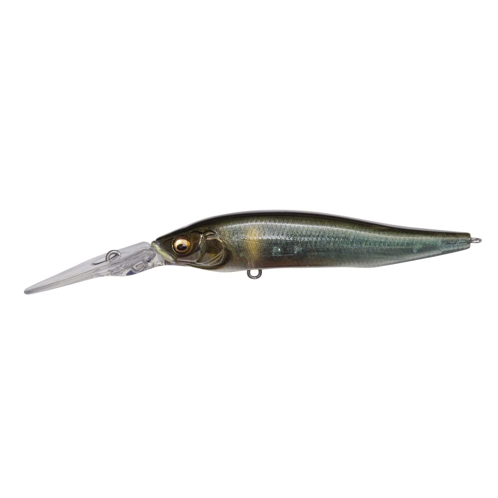 Megabass X-NANAHAN Ayu Kishu front view highlighting long-range casting potential