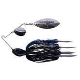 Megabass SV-3 1/2oz SR spinnerbait front view Black Blue