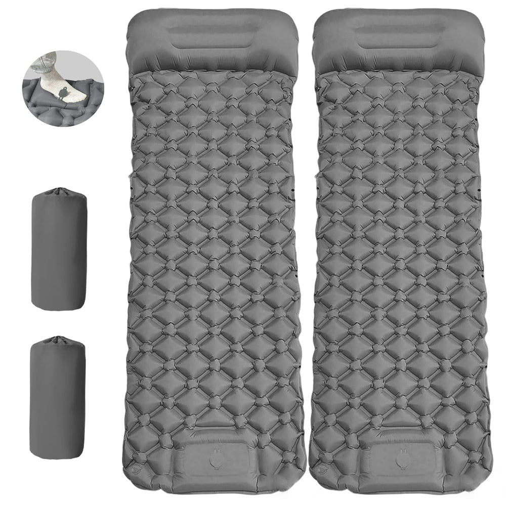 MEI&CO lightweight convertible camping pad setup for easy backpacking