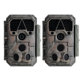 Meidase P70 trail camera front view with no-glow night vision up to 100 ft.