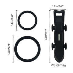 Meiliyizu rod guide-safe attachment prevents scratches while securing hooks.